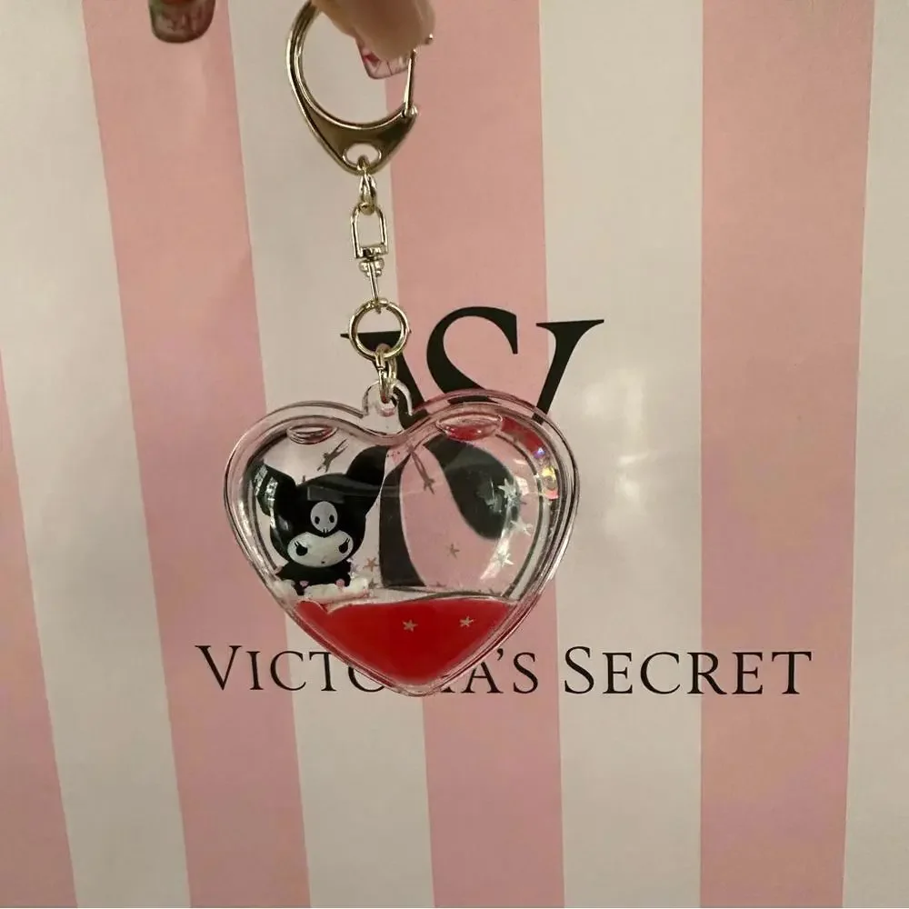 Sanrio Kuromi Heart Keychain